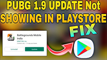 pubg bgmi 1.9 update problem play store solution pubg update not showing play store problem solve 💋💋