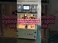 Automatic double sided spot welding machine suitable for bicycle batteries #18650 #batterytechnology