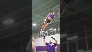 Fav Skill To Do In Purple #Sportshorts #Acro #Cheer #Cheerleading #Workout #Work #Stunts #Fitness