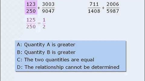 GRE Math - Quantitative Comparison - QC Strategy - Approximation