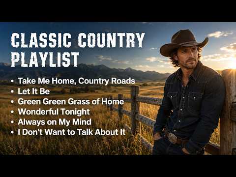 Take Me Home, Let It Be, Wonderful Tonight – Classic Country Playlist | Sabletrail