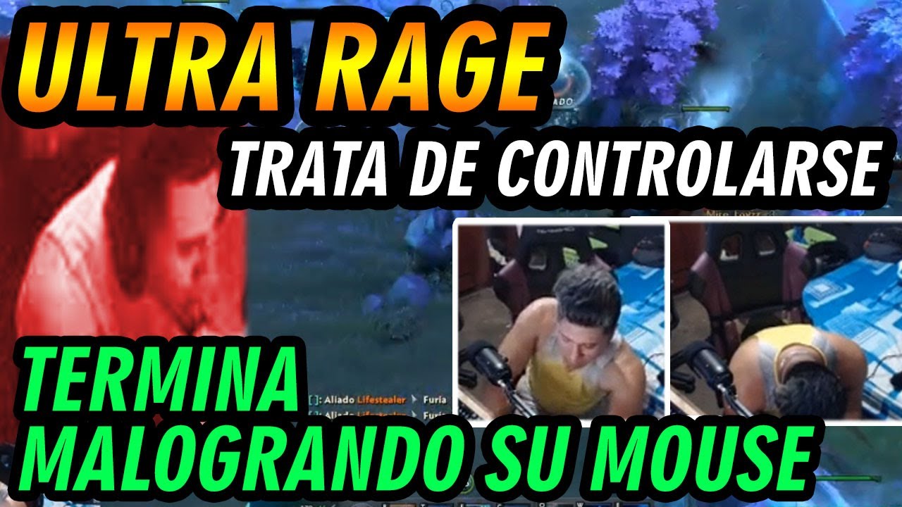 SIDERAL ULTRA RAGE , ROMPE EL CLICK DE SU MOUSE DE TANTO GOLPEARLO Y AL FINAL PIDE COMENDS -  DOTA 2
