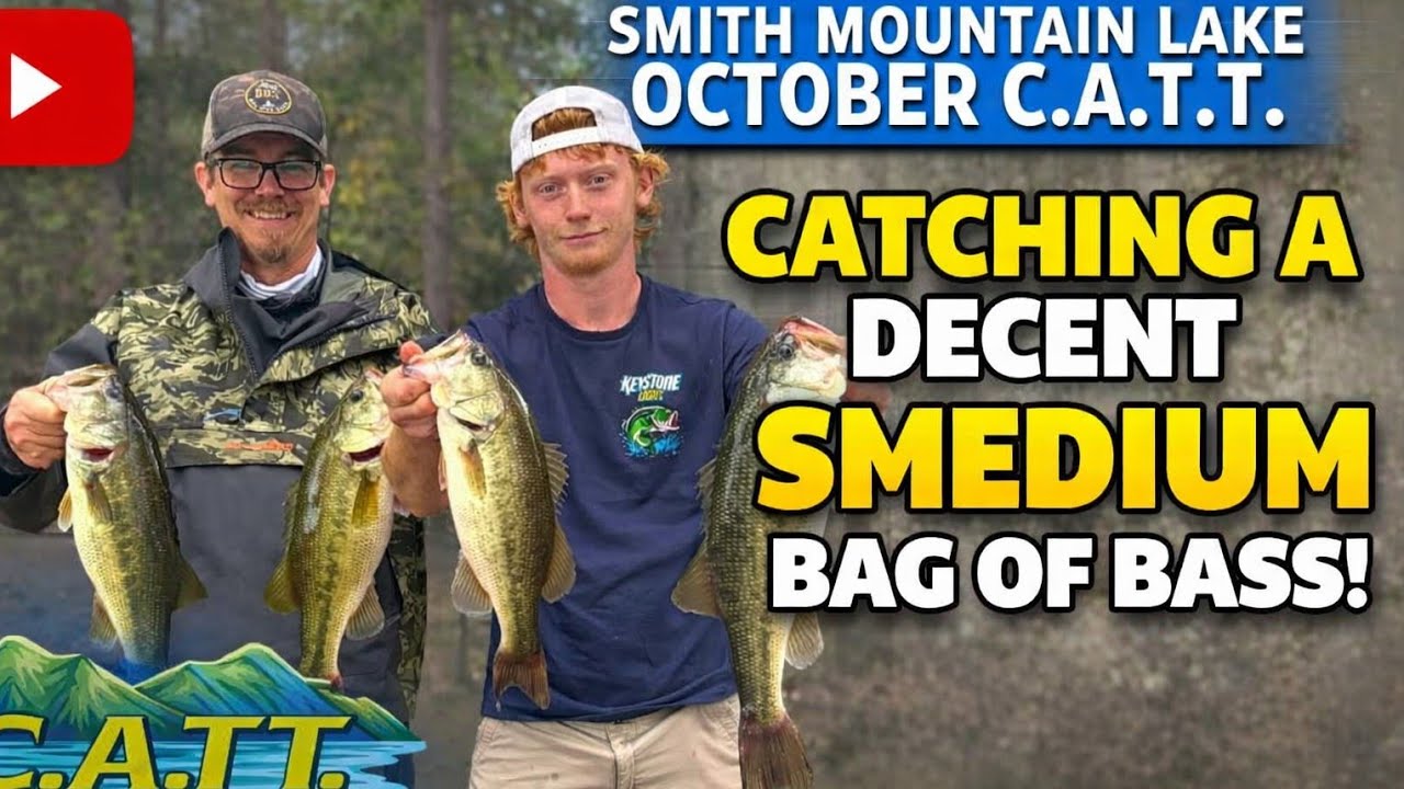 October C.A.T.T. at Smith Mountain Lake – Catching a Solid Bag of Bass!