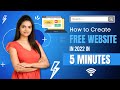 How To Create A Free Website (2024) With Free Domain &amp; Free Hosting | Digital 2 Design