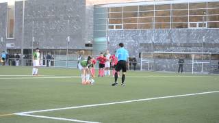 Gol de Ane. Gazte Berriak 4-3 Reocín Racing (25-01-2015) 2ª División Española Femenina