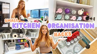 Organise my Kitchen with Me! Small Kitchen Storage Hacks!