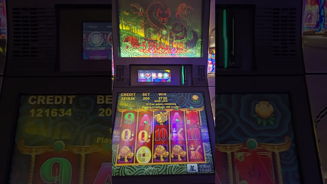 5 Dragons Feature 20 Free Games