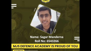 All NDA Written Qualified Cadets In One Video ☺️ | mjs | Mjs Defence Academy | @MathsJugadSe | m