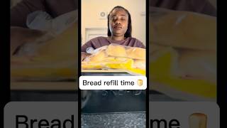 Arranging Bread & Wraps Into The Bread Pan 🍞#shorts