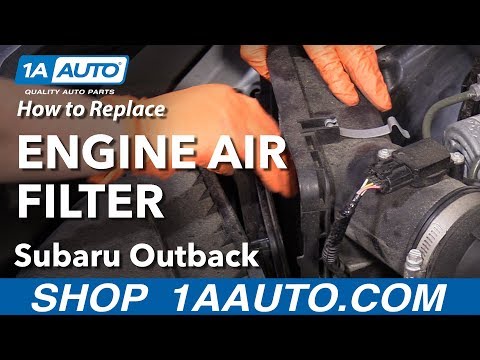 How to Replace Engine Air Filter 15-19 Subaru Outback