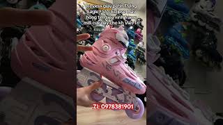 Review giày patin Flying Eagle F5S+ Eclipse màu hồng tím siêu xinh frame mới cực dày cho kh Việt Trì