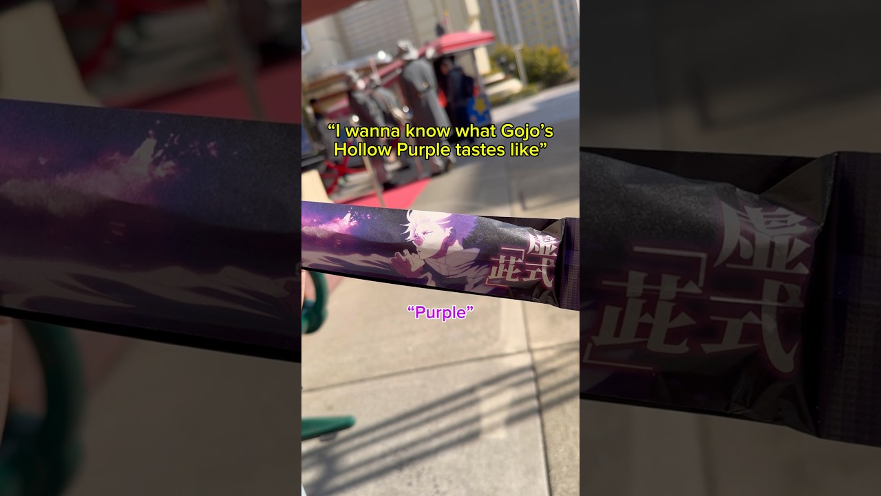 Gojo’s Hollow Purple tastes delicious🤭