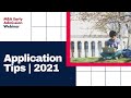 MIT Sloan: MBA Early Application Tip Webinar | 2021