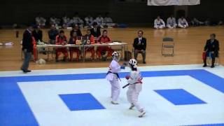 07173 20151103新人戦団体組手女子２位決定戦栄