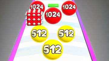 Number Ball 3D - Merge Games ! All Levels Gameplay Level (106-110) android, ios