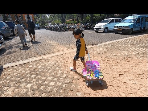 Persiapan Pergi Berenang Bersama Fairuz dan Syeza