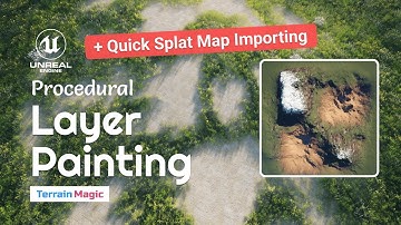 Intro: UnrealEngine 5 Procedural Landscape Layer Painting (with TerrainMagic)