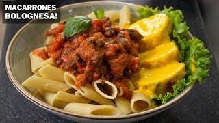 Macarrones a la Bolognesa Facil y Rico | Abelca