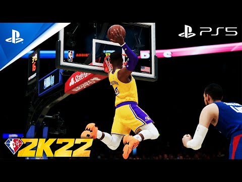 (PS5) NBA 2K22 Next-Gen 4K Gameplay - LAKERS @ CLIPPERS