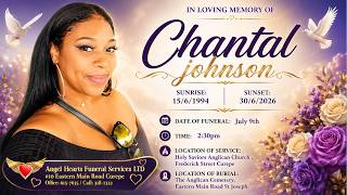 Celebrating the Life of: Chantal Johnson