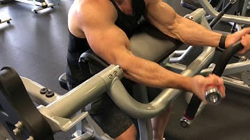 Bicep Preacher Curl Machine StarTrac