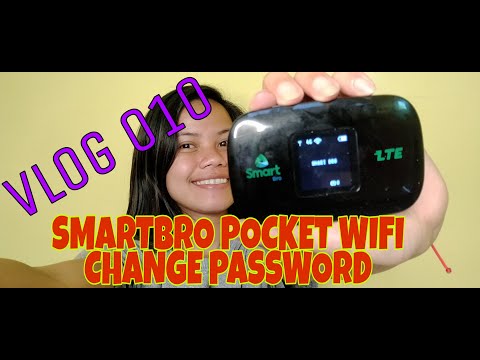 HOW TO CHANGE SMART BRO POCKET WIFI PASSWORD USING MOBILE PHONE