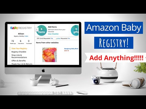 amazon online baby registry