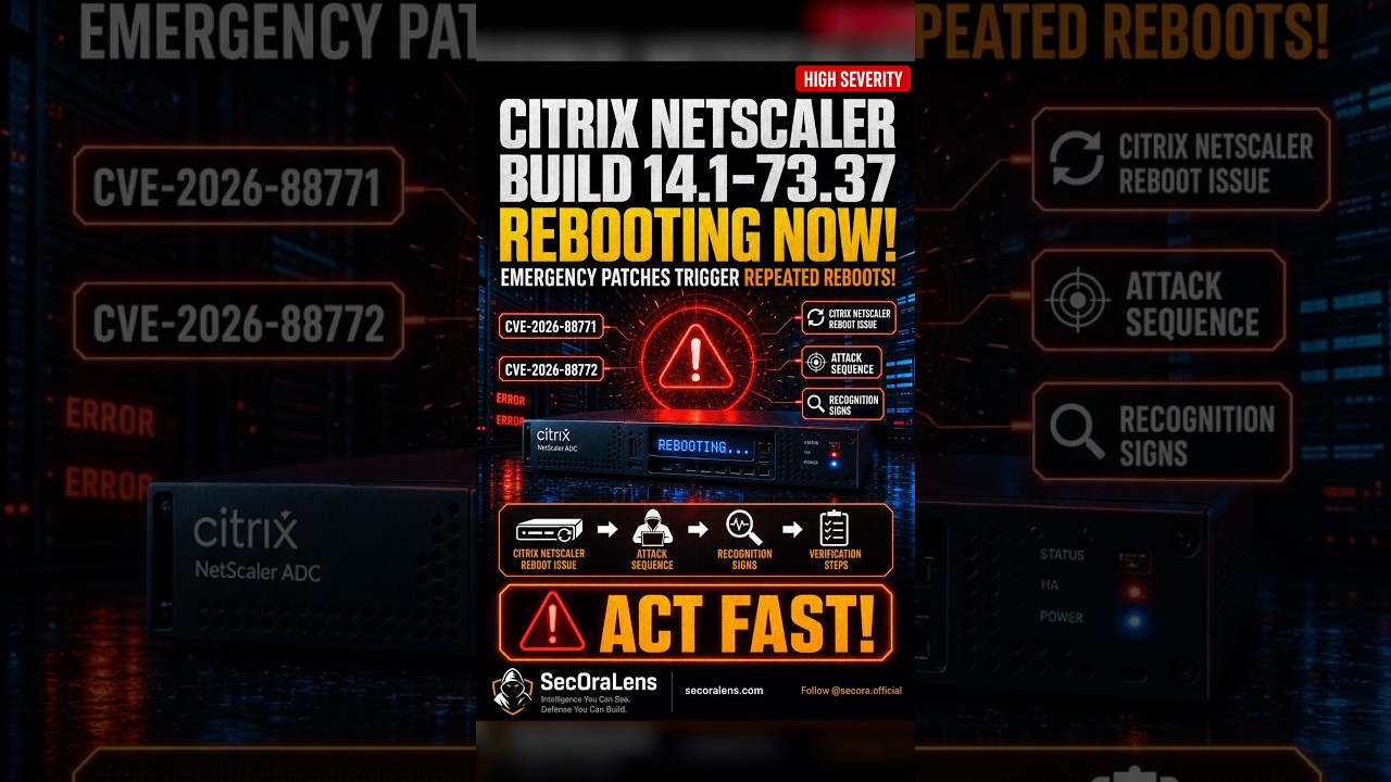 Citrix NetScaler Keeps Rebooting Following the 0-Day Patch