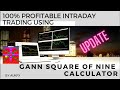 100% Profitable intraday Trading Using Gann Square of Nine Calculator | AUKFX UPDATE
