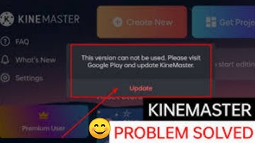 Kinemaster update problem in 2022 || kinemaster update problem Solve