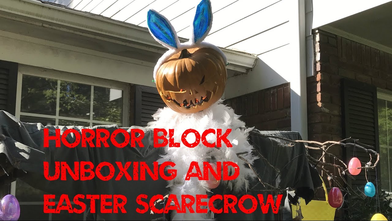 Horror Block Unboxing and Review - March 2017 and scarecrow update