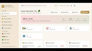 Digital Teacher Planner |Full Walkthrough | Offline, Single-File Classroom Planner screenshot 4