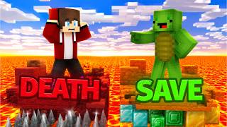 Which Blocks Will SAVE You? JJ and Mikey Minecraft Battle