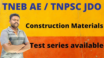 Bricks || Construction Materials ||  TNEB AE , TNPSC JDO || Sparks Academy