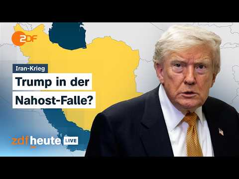 USA und Iran greifen sich wieder an: Wie weit kann Trump noch gehen? | ZDFheute live
