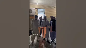 تشریف فرمایی مولانا عبدالحمید به منزل شهید مولانا احمد ناروئی شیخ الاسلام مولانا عبدالحمید بلوچستان 