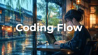 Rainy Coding Music for Deep Focus ☔ Harp, Piano & Atmospheric Study BGM