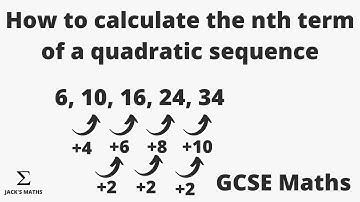 Finding The nth Term Of a Quadratic Sequence | GCSE Maths