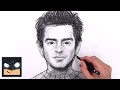 How To Draw Andrew Garfield Spider Man | Sketch Tutorial