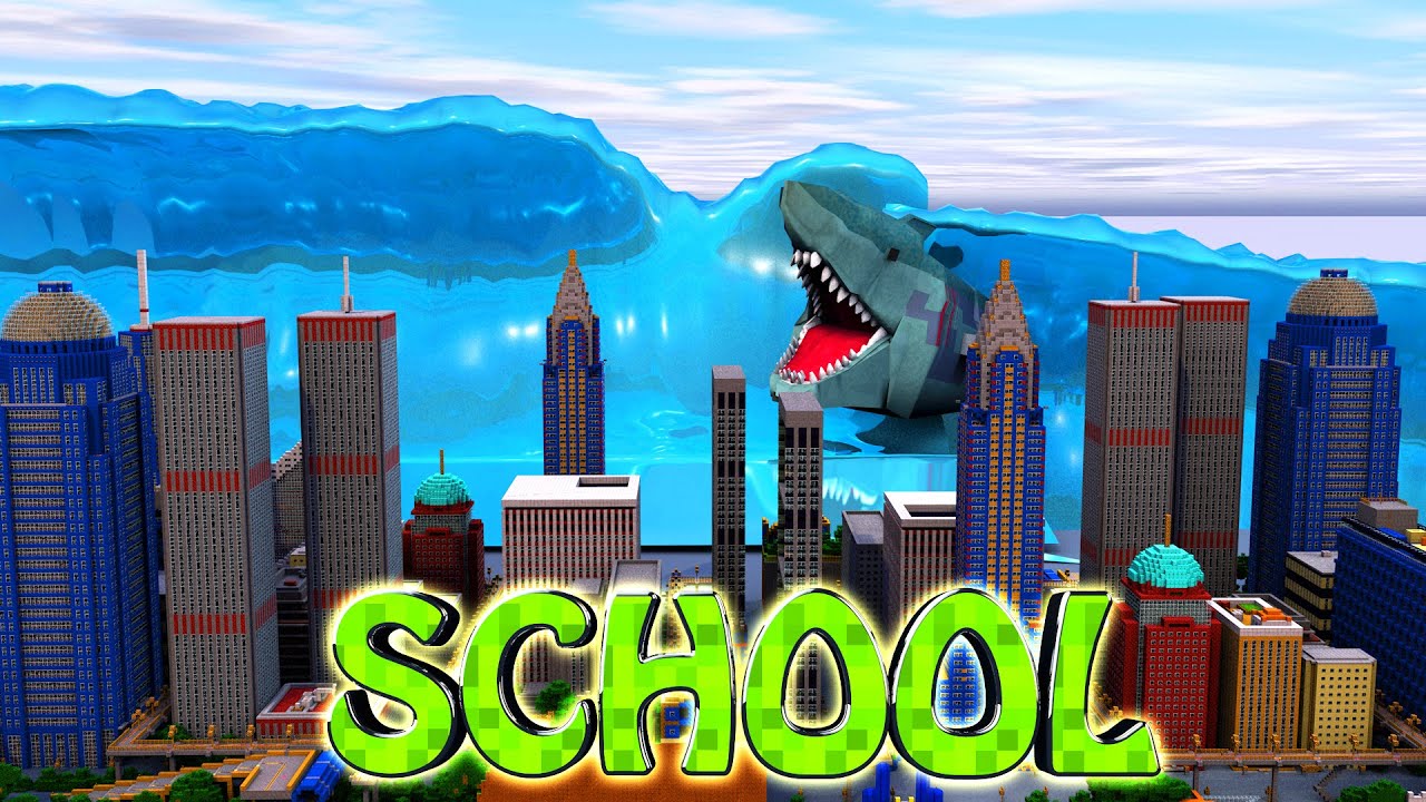 Minecraft School | Military School of Mods - TSUNAMI NATURAL DISASTER