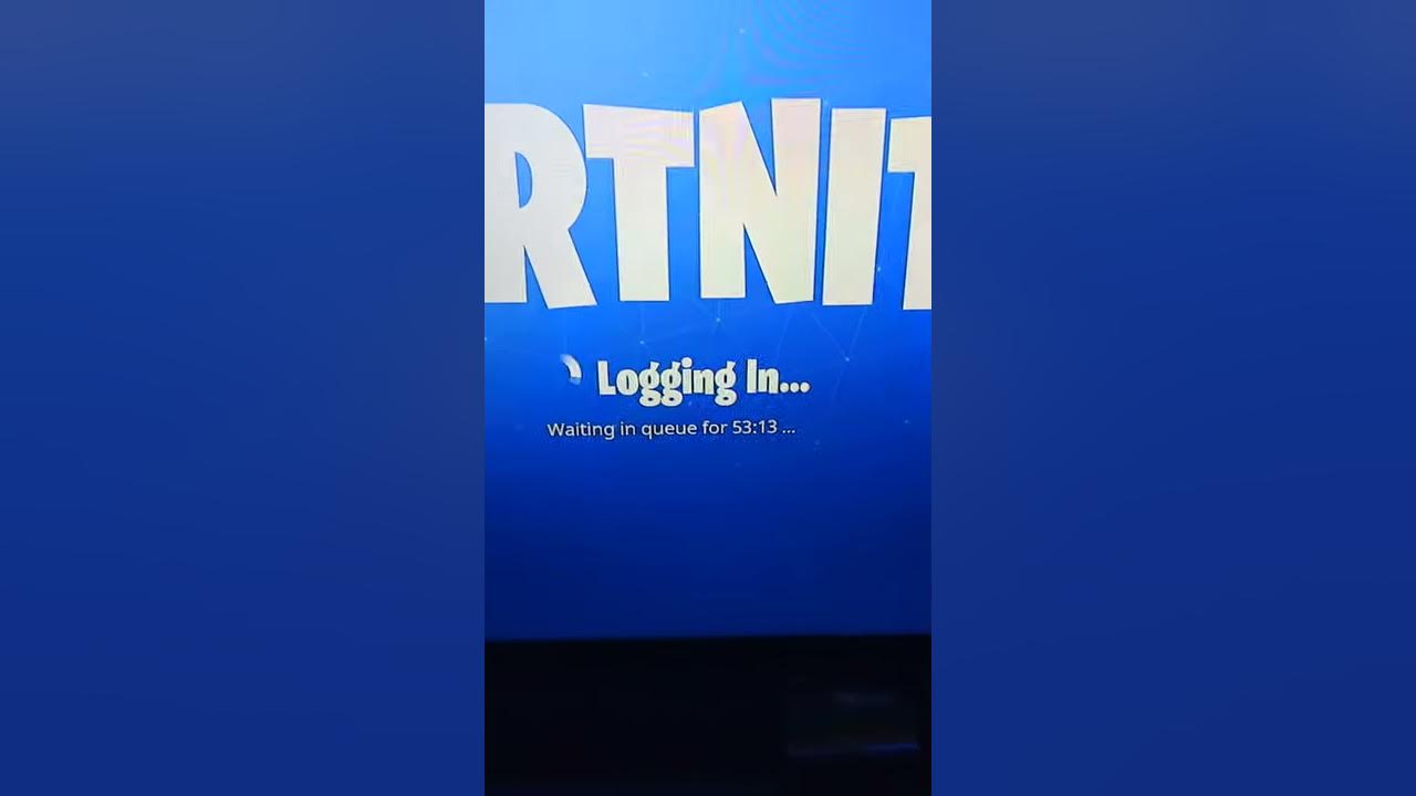 Fortnite waiting in queue!? (Help) YouTube