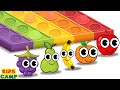 Learn Colors For Kids Pop It Dancing Fruits Finger Family Educational Videos For Toddlers 