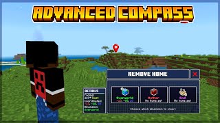 ESSE É UM EXCELENTE ADDON DE GPS PARA O SEU MINECRAFT BEDROCK 