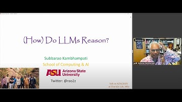 (How) Do LLMs Reason? (Talk given at MILA/ChandarLab)