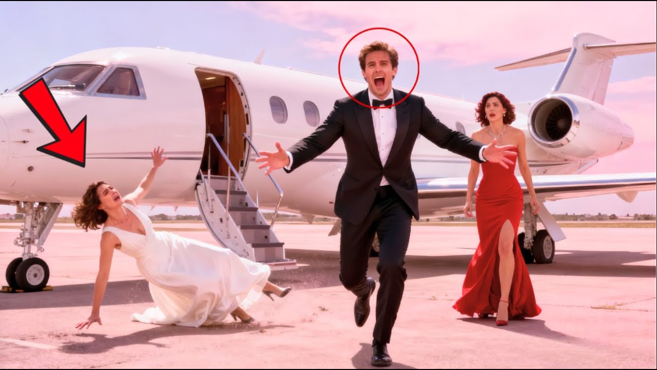 He Shoved His Pregnant Wife at the Airport — Moments Later a Tech Billionaire Claimed Her...