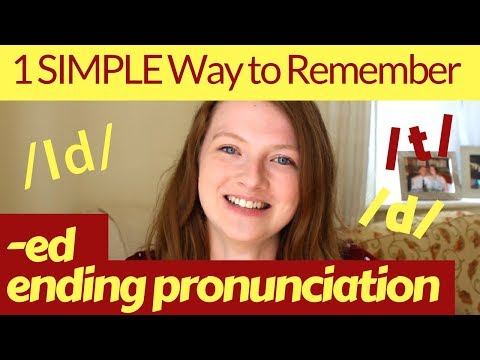 How to Pronounce "ED" ENDINGS in ENGLISH