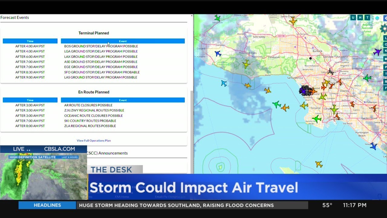 Strong winter storm may impact air travel - YouTube