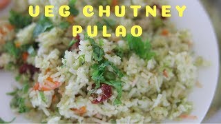 VEGETABLE CHUTNEY PULAO || EASY TASTY ONE POT MEAL || UDUPI CUISINE