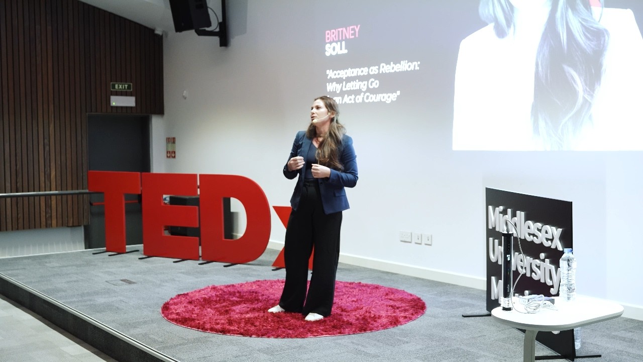 Acceptance as rebellion | Britney Soll | TEDxMiddlesex University Mauritius