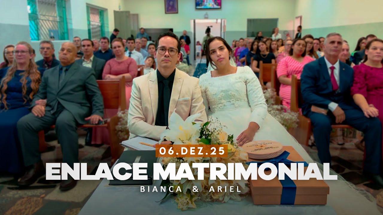 06.12.2025 - Enlace Matrimonial: Ariel e Bianca